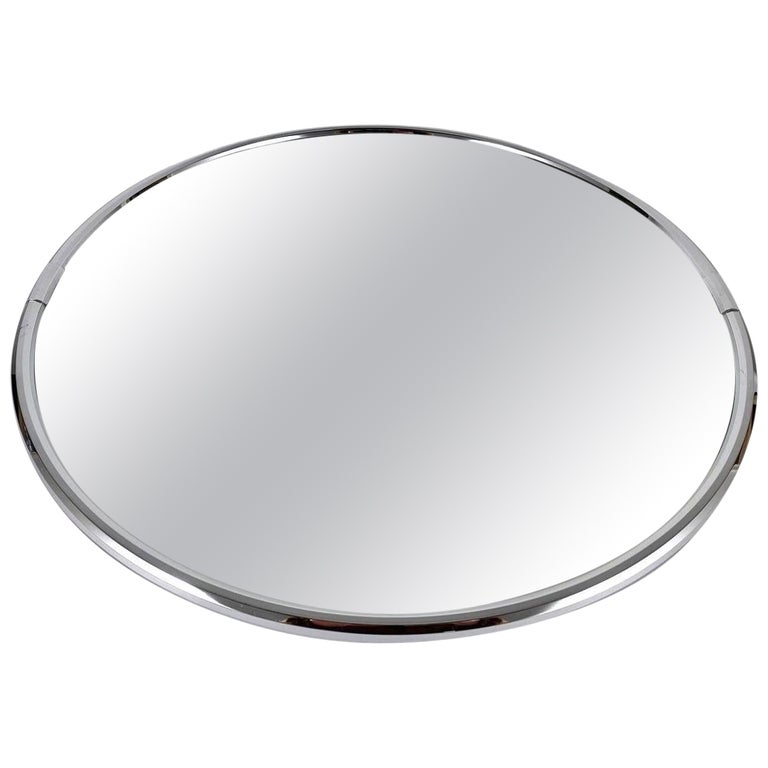 Vintage Wall Mirror in Scandinavian Style Circle Wall Mirror in Metal