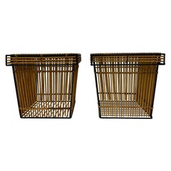 Vintage Set of 2 Storage Baskets by Dirk Van Sliedregt for Rohé, Netherlands, 1960s