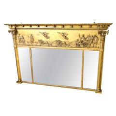 Regency Gilt Overmantle Mirror