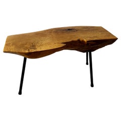 Vintage Midcentury Live Edge Tree Trunk Table, Austria, 1965