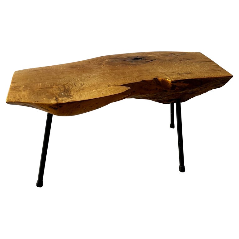 Midcentury Live Edge Tree Trunk Table, Austria, 1965 For Sale at 1stDibs