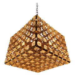 1970s Chandelier Designed by Gaetano Sciolari, Italy