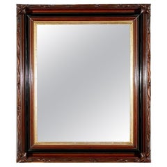 Fine 19th C. Carved Mahogany Mirror