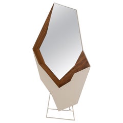 New Life Mirror - Tropical Depression, handmade metal and wood