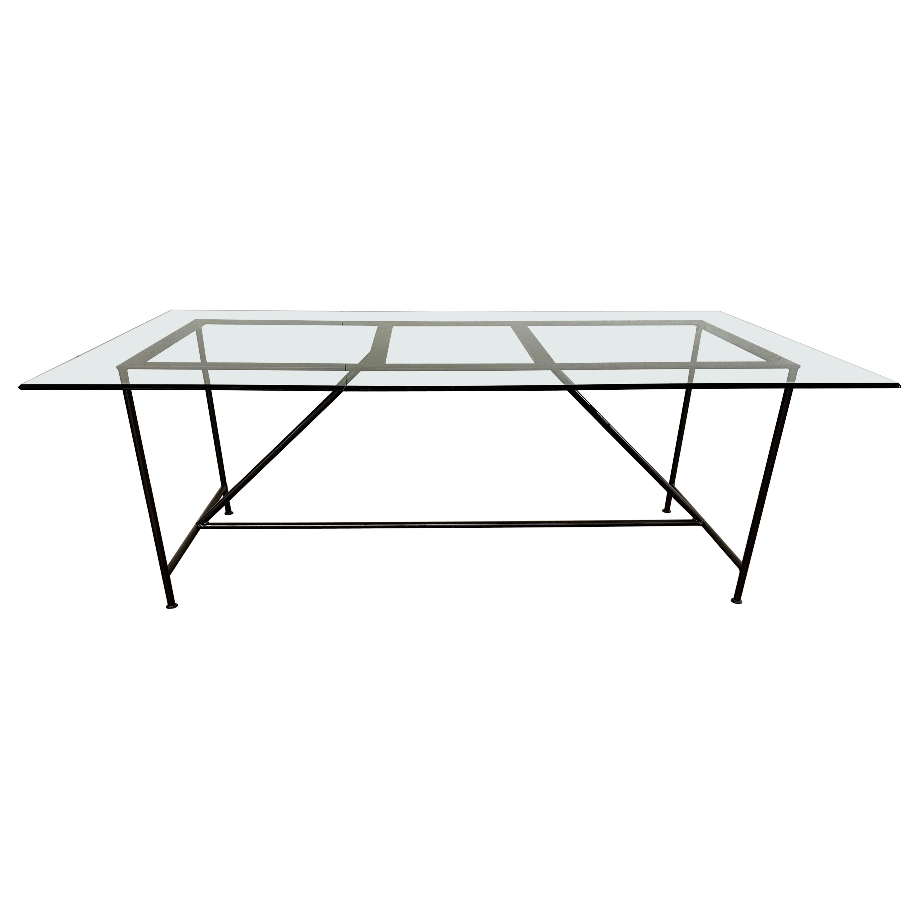 Base de table de jardin en métal sur mesure en vente