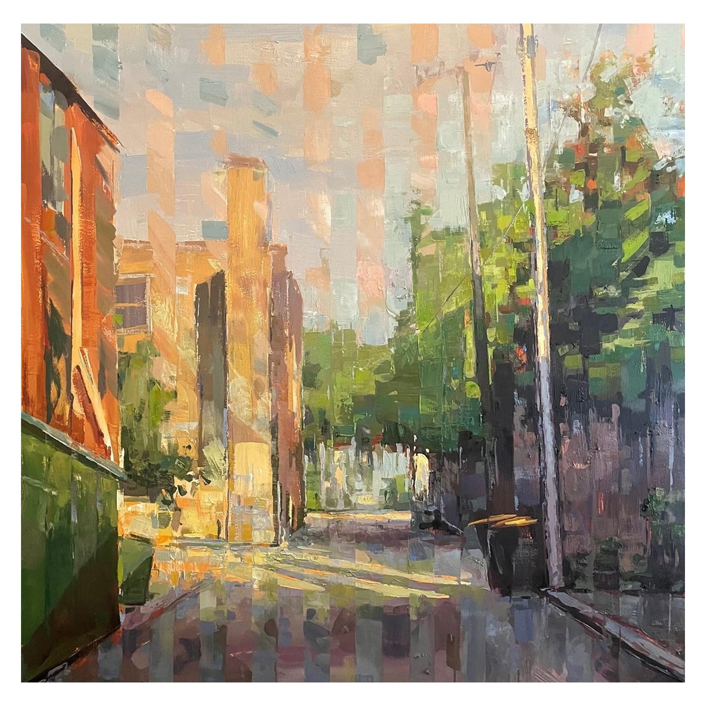 Framed Oil on Canvas "Extrication" Savannah Lanes, Jeff Markowsky
