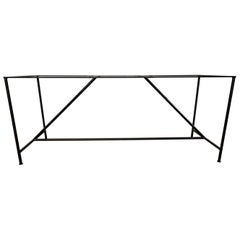 Custom Neoclassical Style Metal Garden Dining Table Base