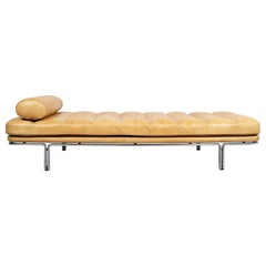 Horst Brüning for Kill International Cognac/Camel Leather Daybed Model