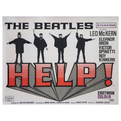 Help! The Beatles Original UK Film Movie Poster, 1965
