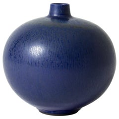 Midcentury Stoneware Vase by Berndt Friberg, Gustavsberg, Sweden, 1930s