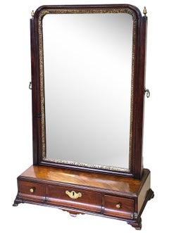 Used Georgian 18th Century Dressing Table Mirror