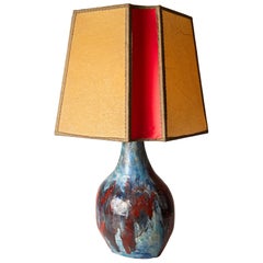 Used Brutalist Ceramic Lamp by Suter Keramik