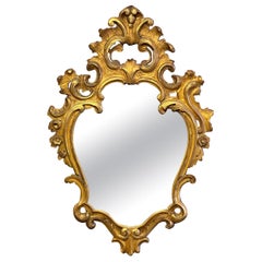 Italian Carved and Gilded Baroque Style Mirror
