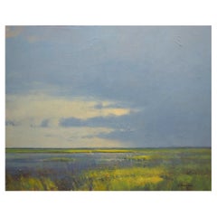 Framed Oil on Board "Early July" by Marc Hanson