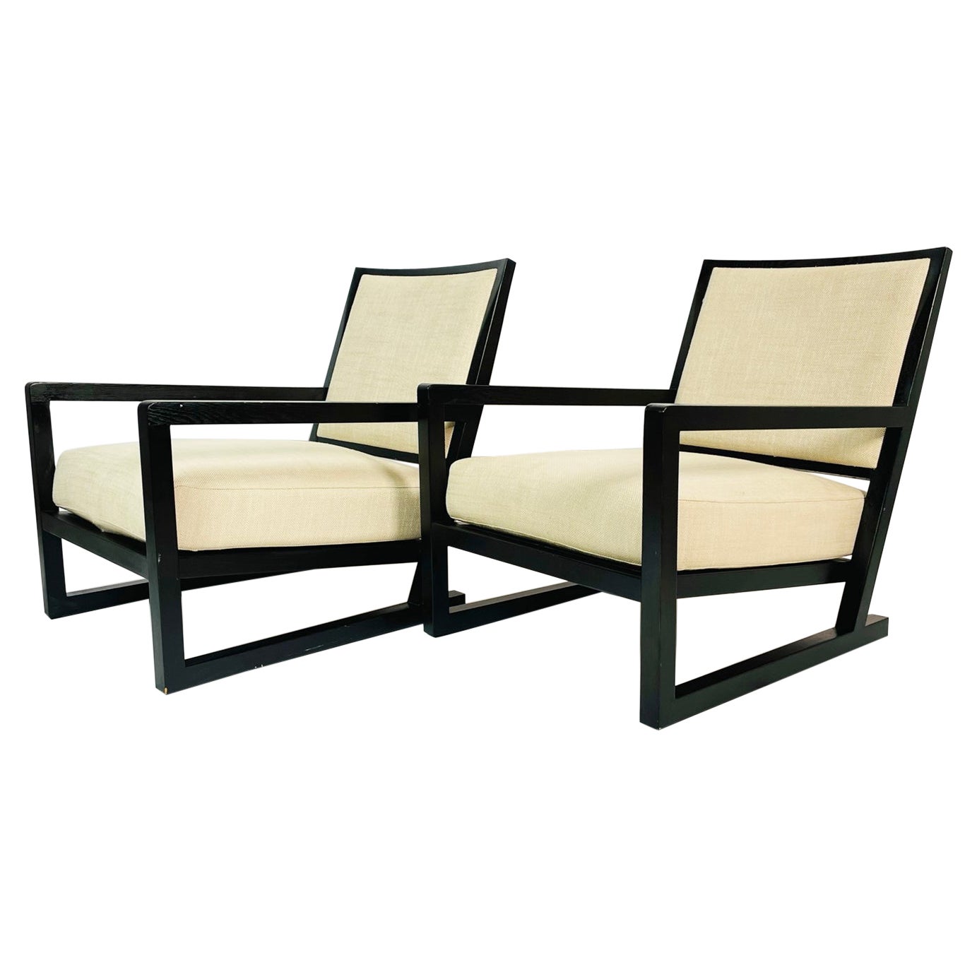 Pair of Simon Lounge Chairs by Camerich For Sale