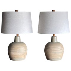 Vintage Martz Lamps by Jane and Gordon Martz for Marshall Studios, Ceramic Table Lamps