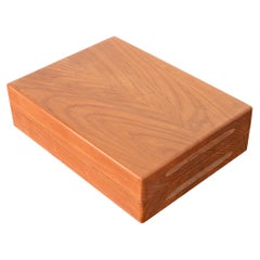 Accesorio de escritorio o joyero moderno danés de teca Dyrlund