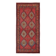 Tapis Kilim persan du Nord-Ouest vintage rouge à motifs géométriques de Rug & Kilim