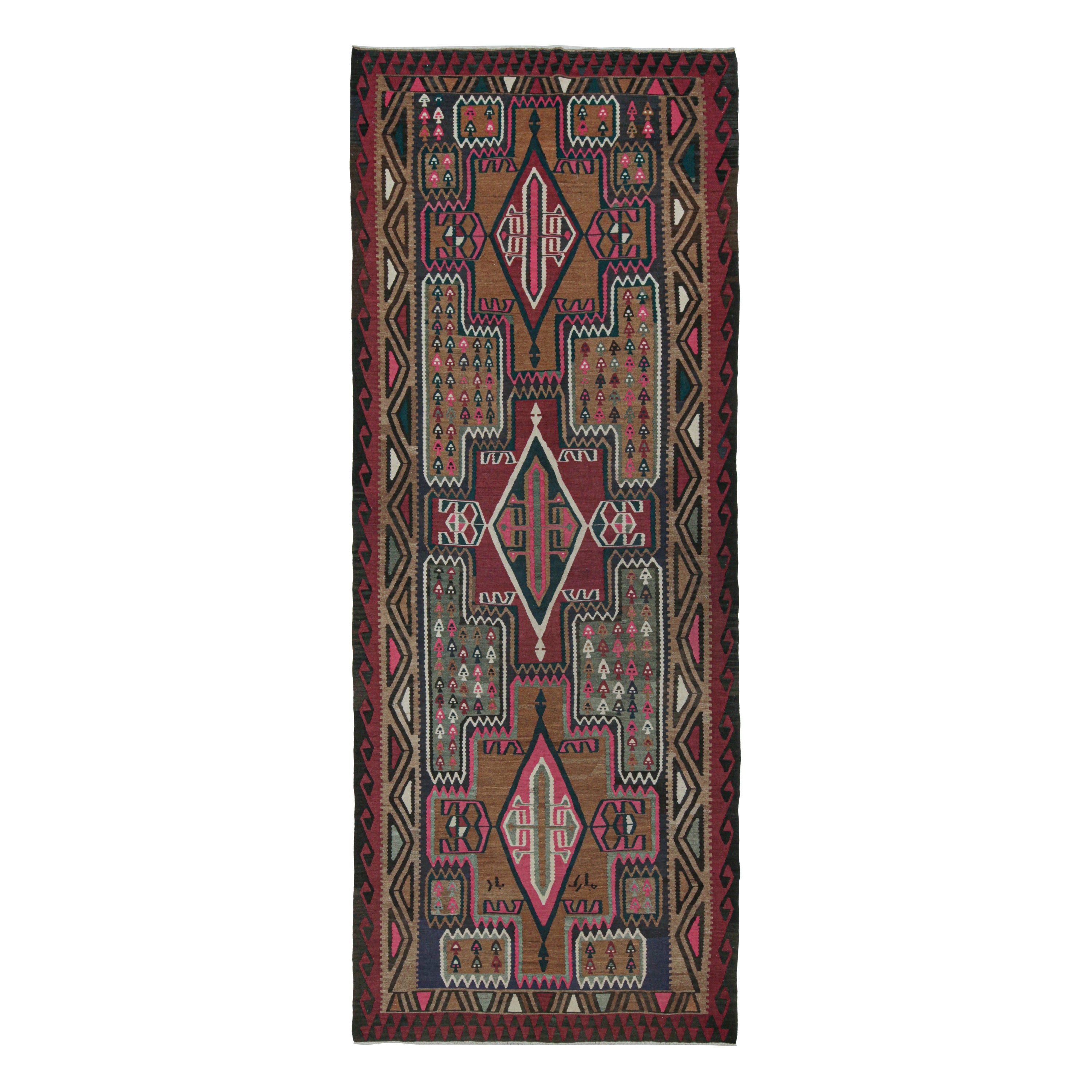 Vintage Northwest Persian Kilim with Geometric Patterns by Rug & Kilim For Sale