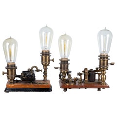 19th Century Industrial Morse Code Lamps, circa 1881