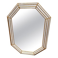 Large Octagonal Mirror Attributed to Labarge