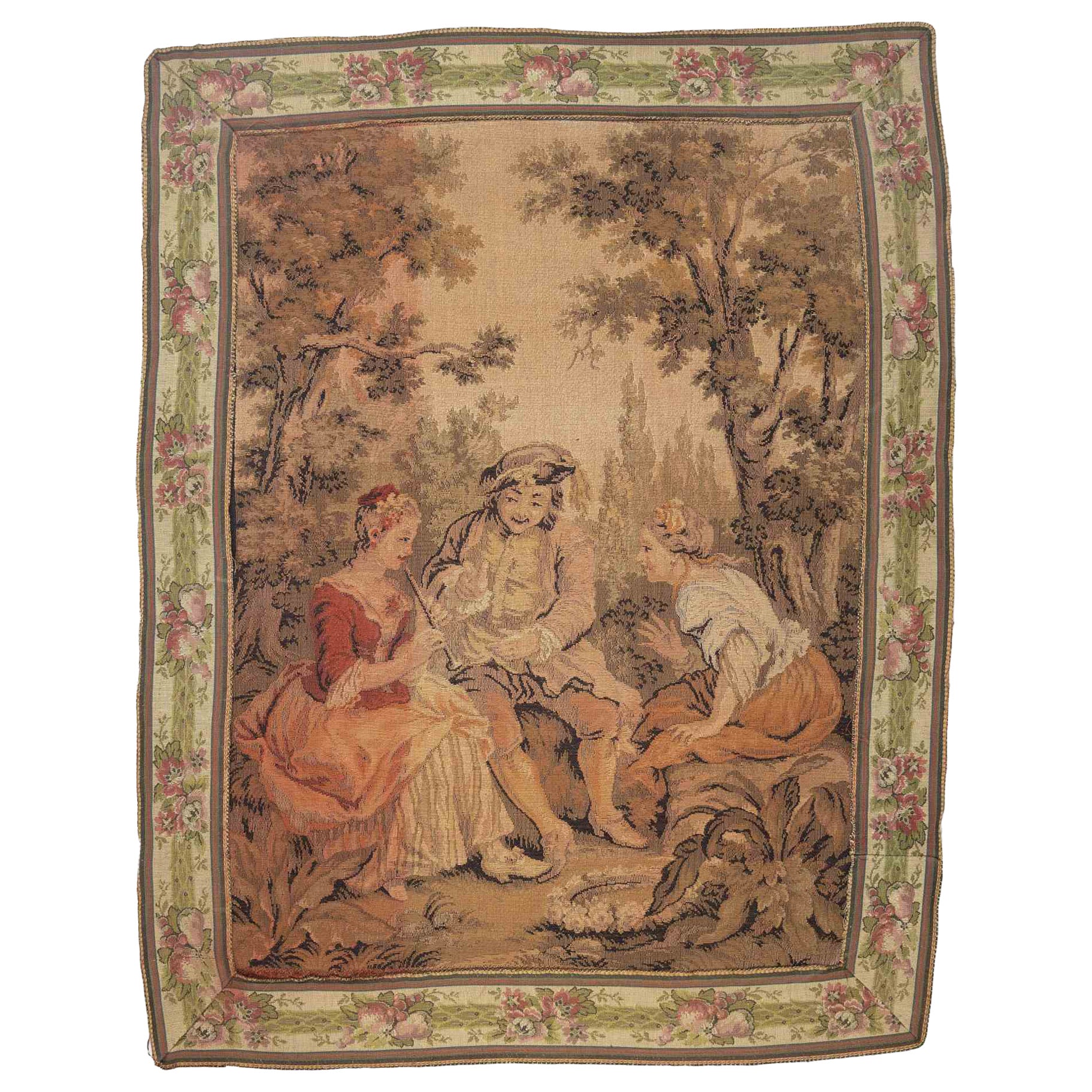 Bucolic Scene, Tapestry, 1950s