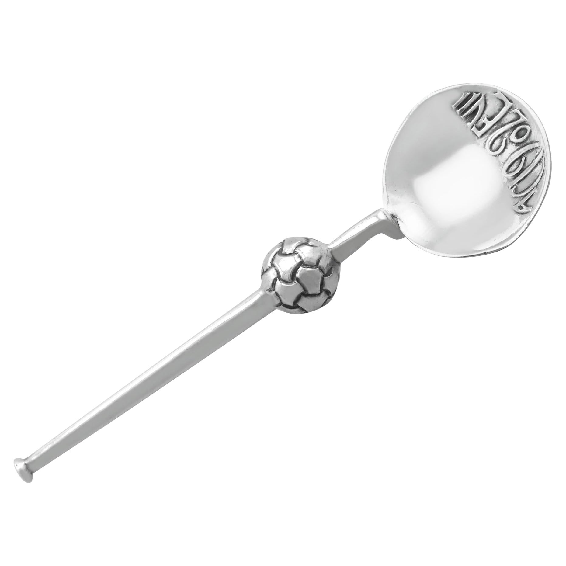 English Sterling Silver Coronation Spoon by Liberty & Co. Ltd For Sale