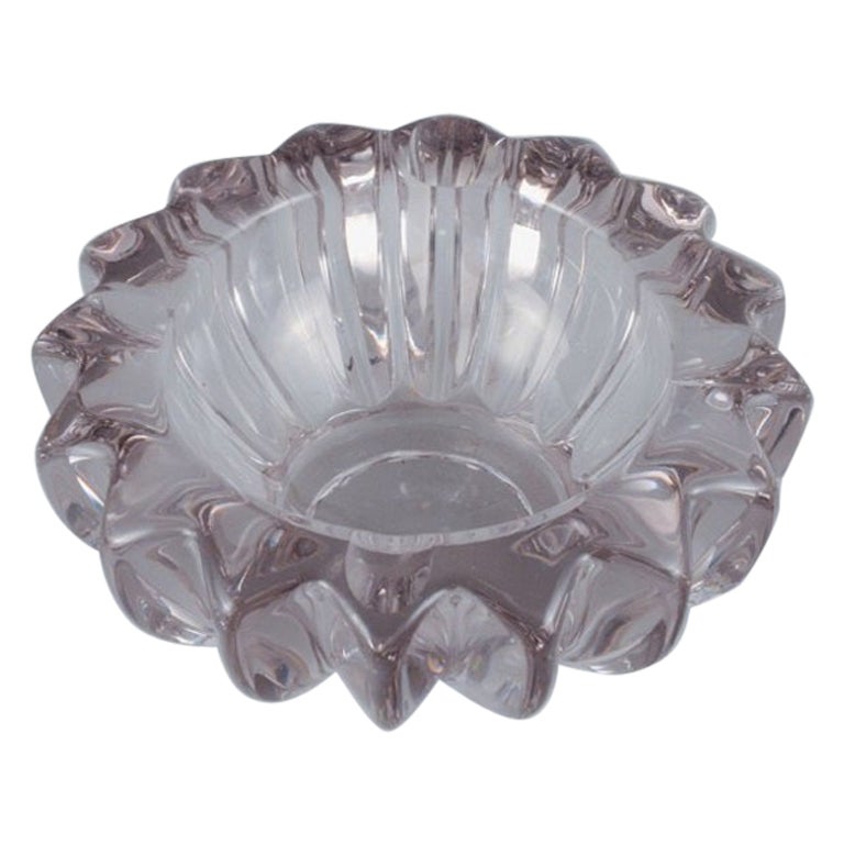 Pierre Gire Aka Pierre D'aesn, France, Smoke-Colored Art Glass Bowl For Sale