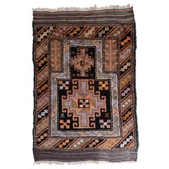 Tapis de baluchon afghan ancien fait à la main, années 1900, 1C1045