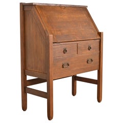 Antique Stickley Brothers Mission Oak Arts & Crafts Drop Front Secretary Desk