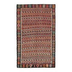 Bidjar Persischer Kelim mit lebhaften geometrischen Mustern von Rug & Kilim, Vintage