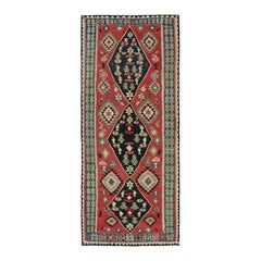 Tapis Kilim persan Bidjar vintage avec diamants et motifs géométriques par Kilim