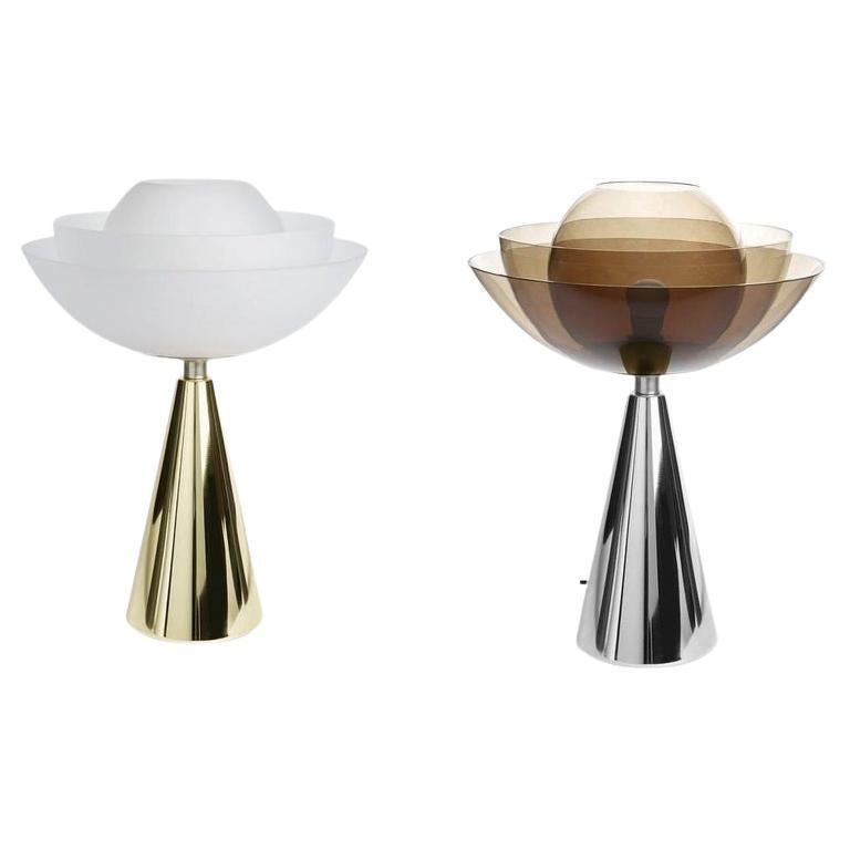 Pair Lotus Table Lamps by Mason Editions For Sale