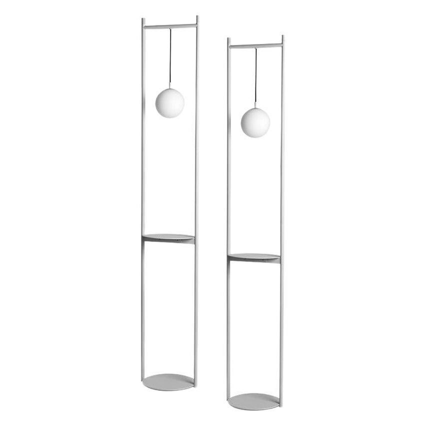 Pair of Heis Floor Lamps by Mason Editions