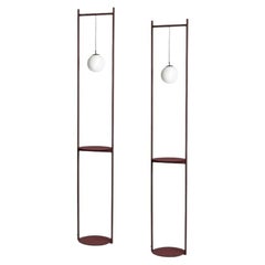 Pair of Heis Floor Lamps by Mason Editions