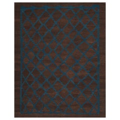 Mansour Handwoven Flat Weave Lattice Rug