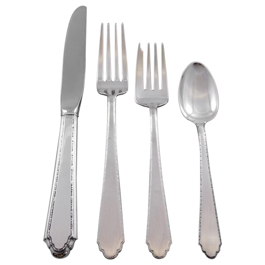 William & Mary von Lunt Sterlingsilber-Besteck-Set für 8 Personen, 48 Teile