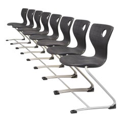 Retro Verner Panton ‘Pantoswing Lupo’ Chair for VS Furniture Set/8