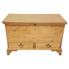 English Pine Two Drawer Blanket Chest