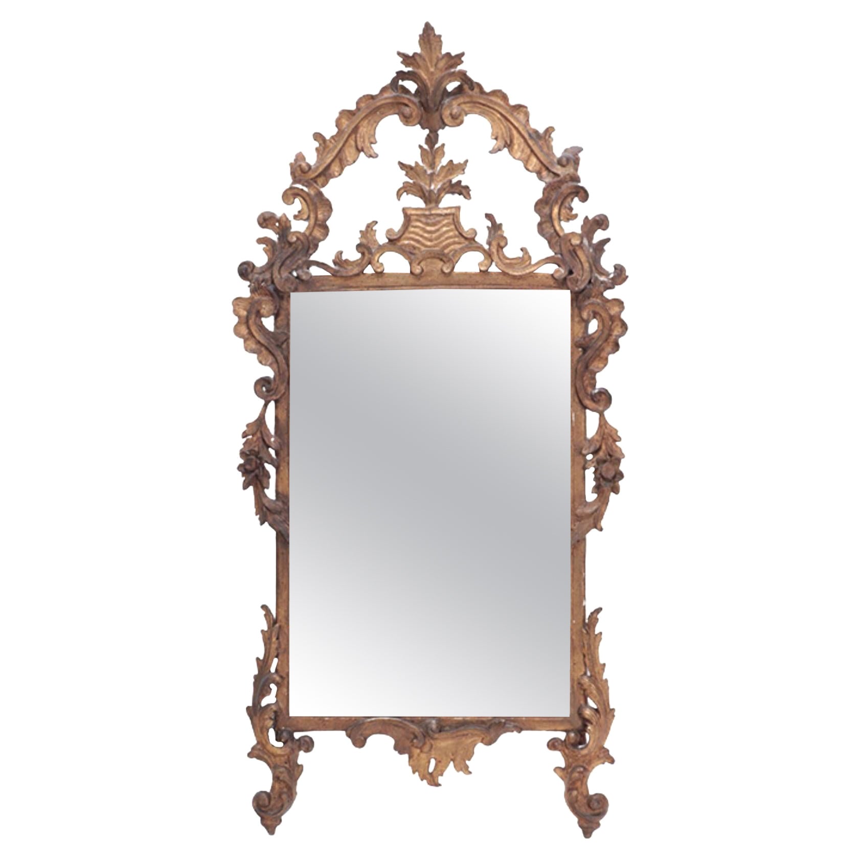 Italian Giltwood and Carved Mirror, circa 1810