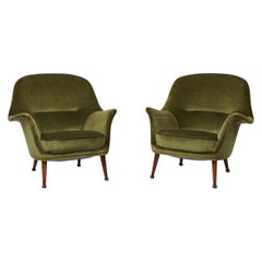 Arne Norell Scandinavian Modern "Divina" Lounge Chairs