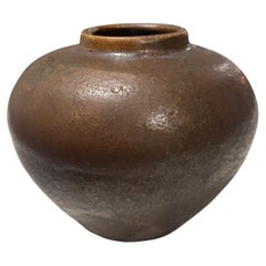 Glen Lukens Signed Early Midcentury Glazed California Pottery Weed Pot Vase