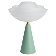 Lotus-Tischlampe von Mason Editions, matt