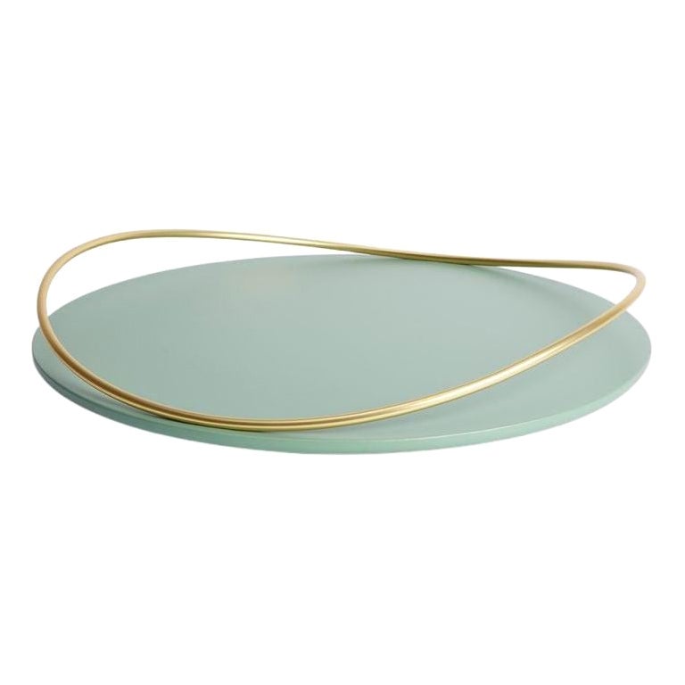 Green Touché E Tray by Mason Editions For Sale