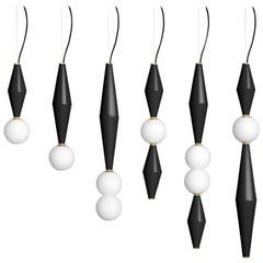 Ensemble de 6 lampes Gamma par Mason Editions