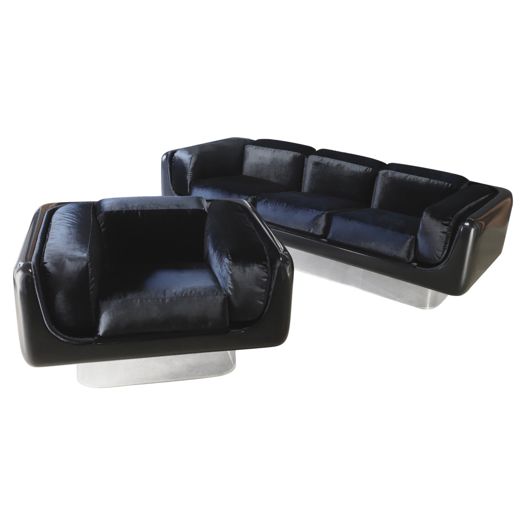 Canapé et chaise de William Andrus pour Steelcase En vente sur 1stDibs