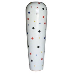 Giant Dots Porcelain Vase by WL Ceramics