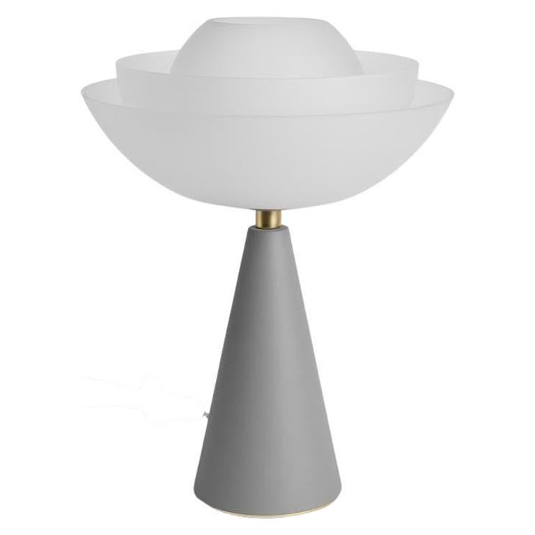 Matte Lotus Table Lamp by Mason Editions For Sale