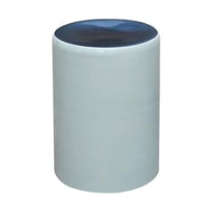 Column Stool, Celadon, Blue Glaze by WL Ceramics