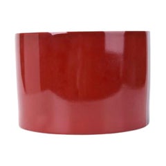 Red and Purple Porcelain Vase by WL Ceramics